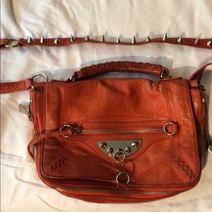 Sam Edelman Spike Moto leather cross body bag